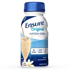 Ensure Original Vanilla Nutrition Shake, 8 Fluid Ounce -- 16 per case.