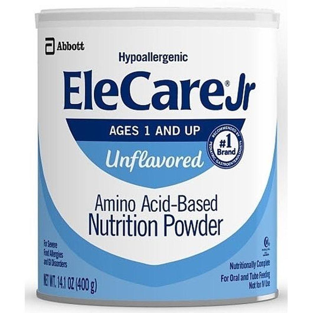Elecare Unflavored Hypoallergenic Amino Acid Based Nutrition Powder, 14.1 Ounce -- 6 per case