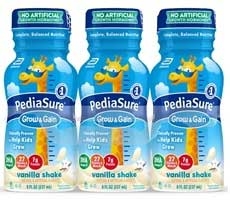 Pediasure Grow and Gain Nutrition Shakes - Retail Display -- 96 per case