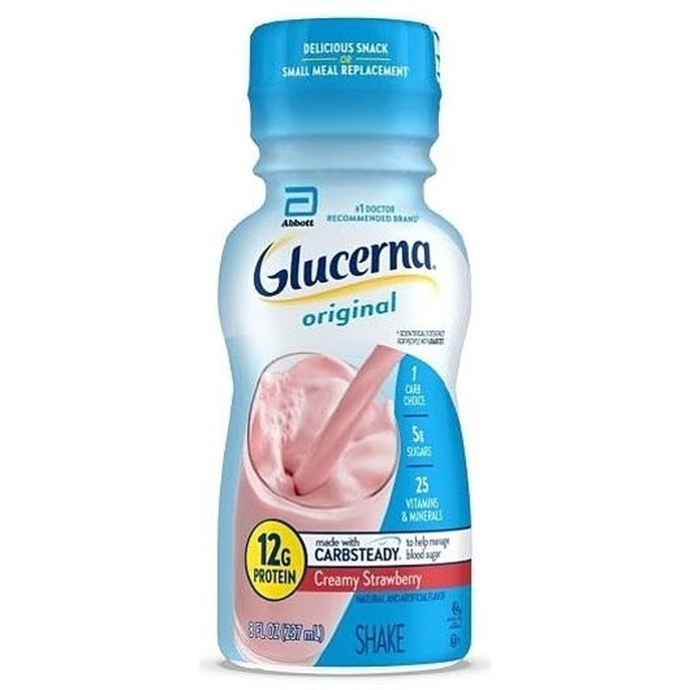 Glucerna Strawberry Shake, 128 Fluid Ounce