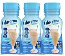Glucerna Mixed Flavor Shake, 8 Ounce Bottle - Display -- 96 per case