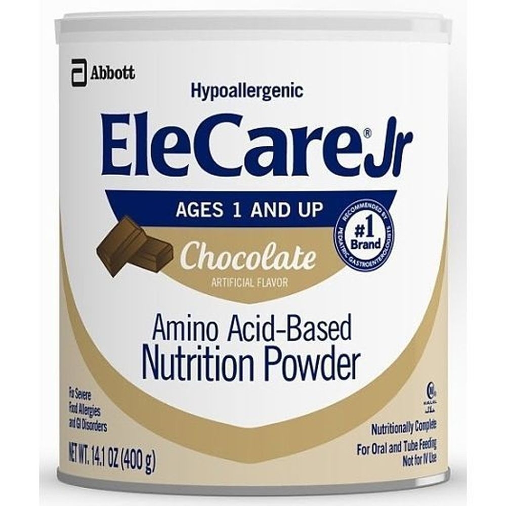 Elecare Junior Hypoallergenic Amino Acid Based Powder Toddler Formula, 14.1 Ounce Can -- 6 per case