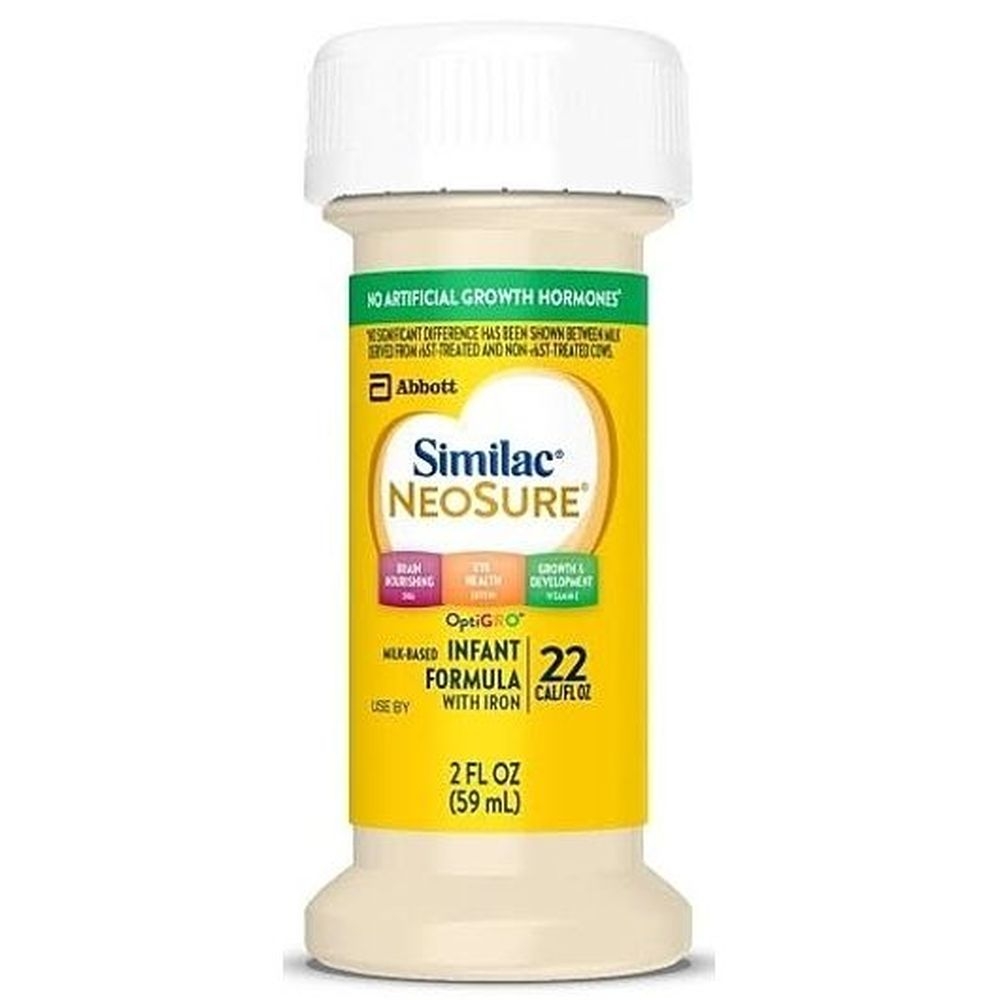 Similac Neosure Premature Milk-Based Ready-To-Feed Liquid Infant Formula with Iron, 2 Fluid Ounce Nipple Bottle -- 24 per case