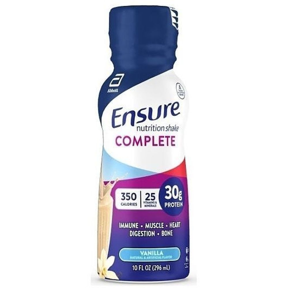 Ensure Complete Vanilla Nutrition Shake, 10 Fluid Ounce -- 16 per case