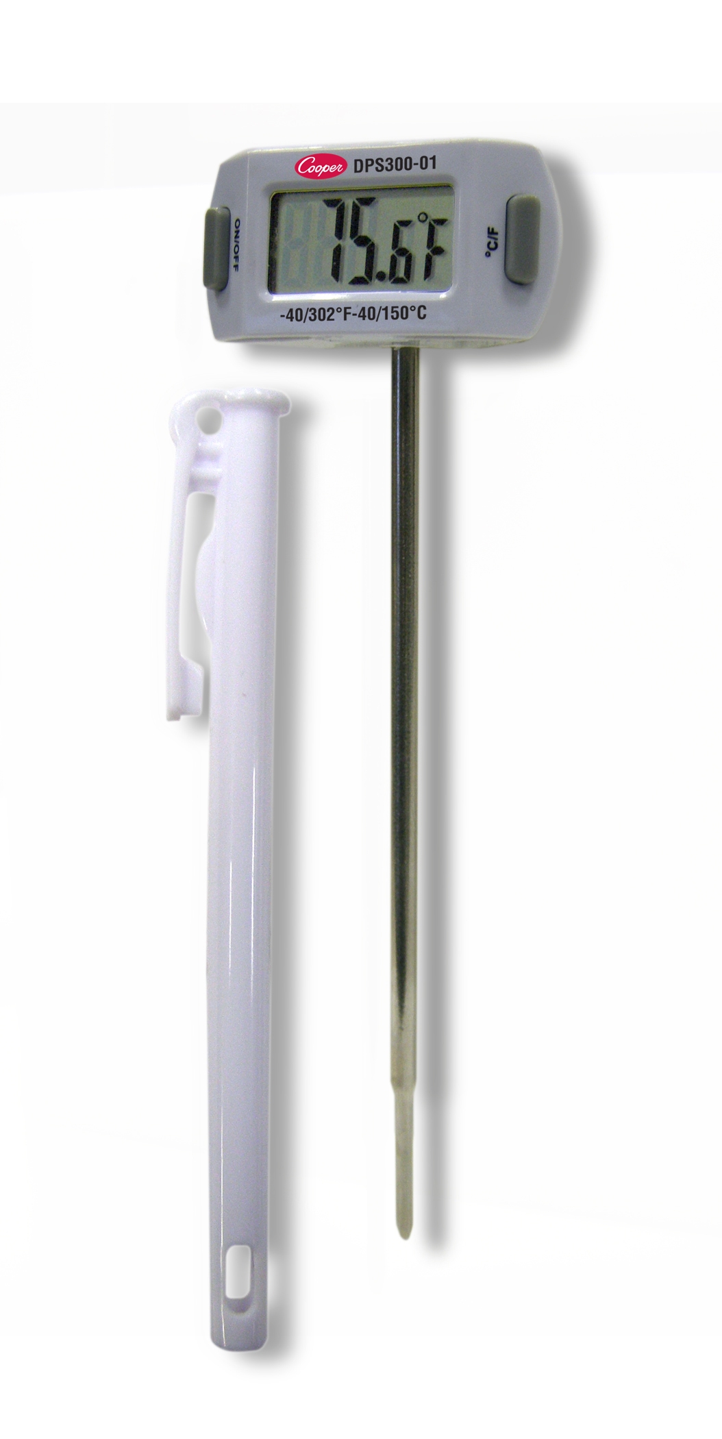 Cooper Atkins DPS300 Series - Swivel Head Digital Pocket Thermometer, Display Type/Size: .25 inch / 12.7 mm LCD.