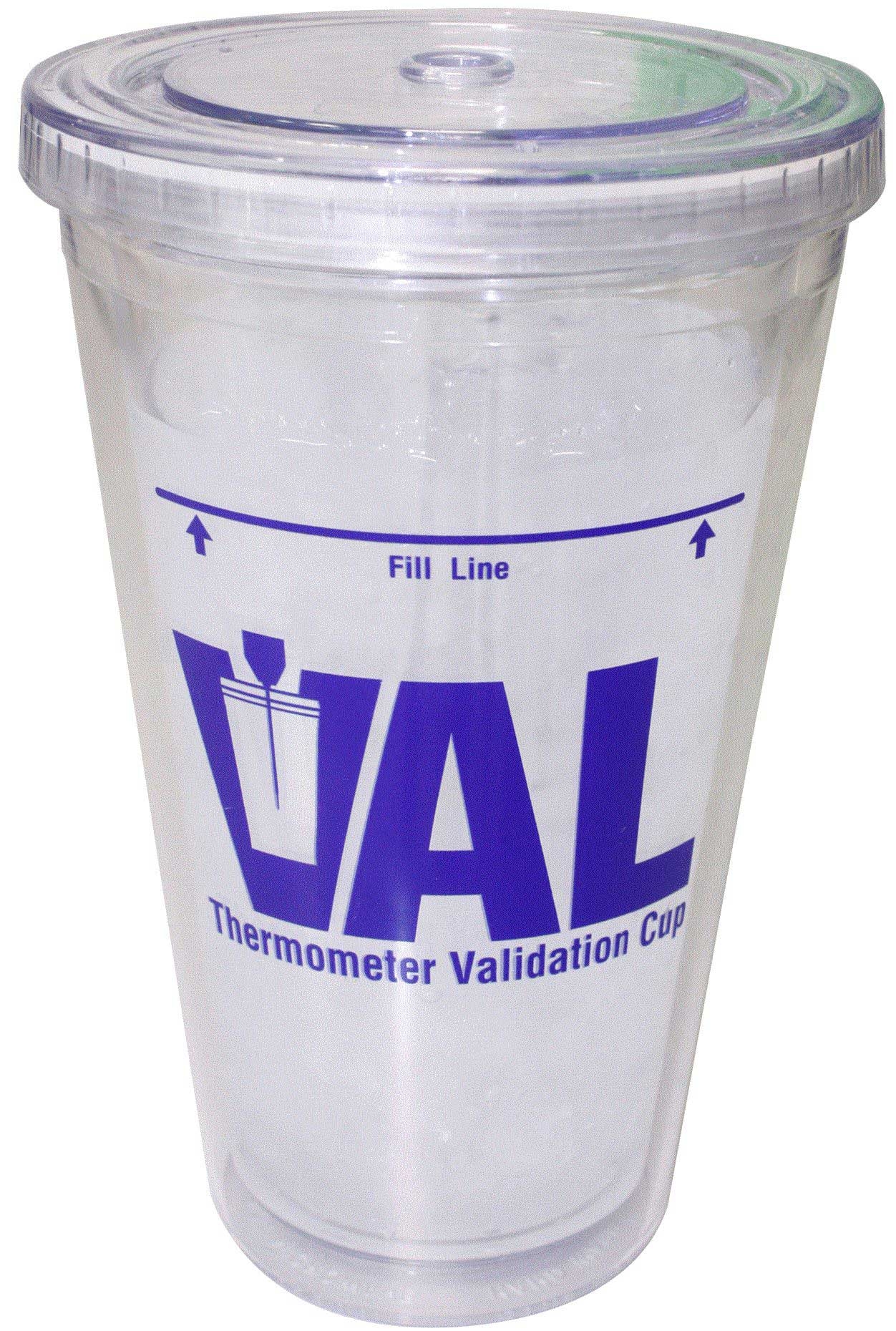 Cooper Double Wall Thermometer Value Cup, 16 Ounce -- 12 per case