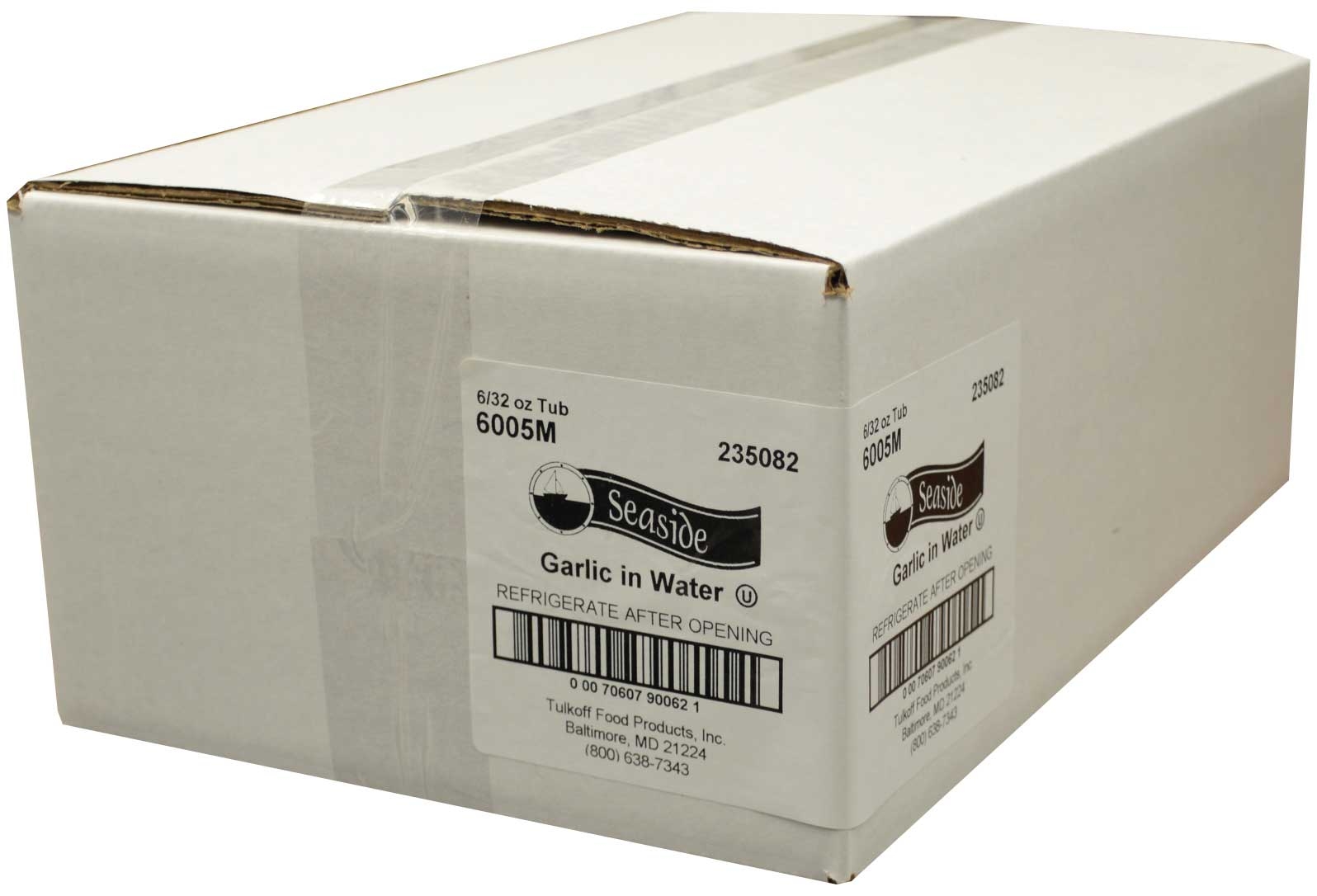 Seaside Garlic in Water, 32 Ounce -- 6 per case.