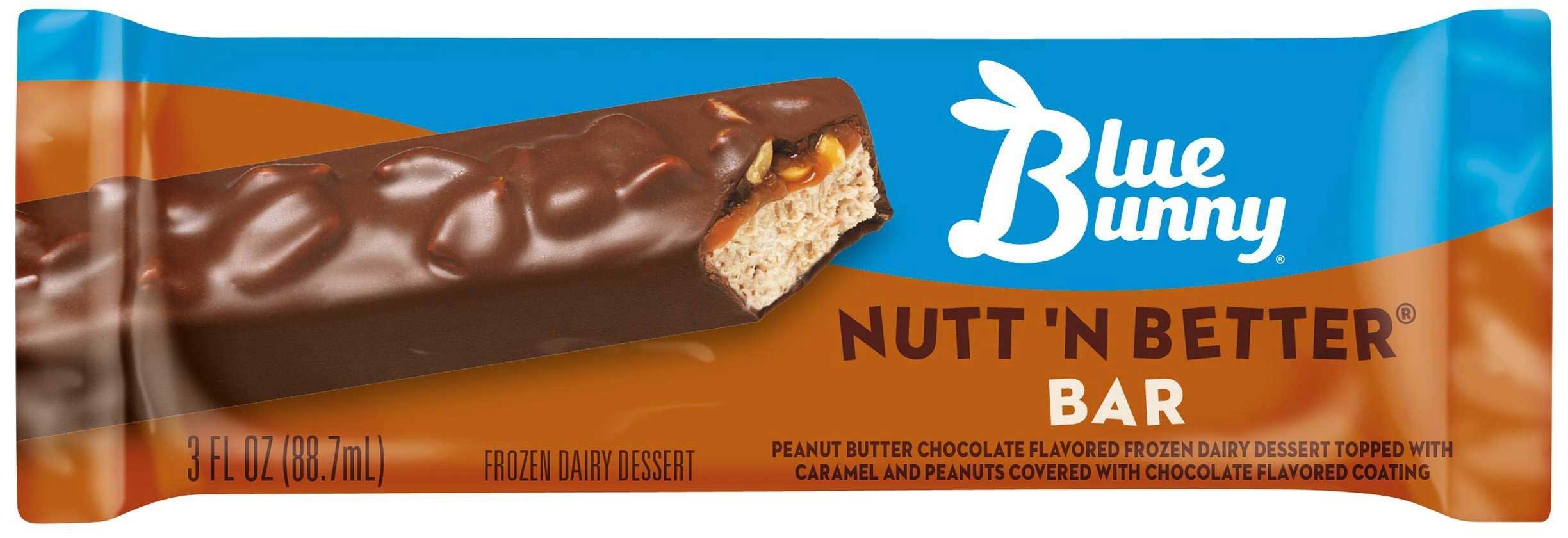Blue Bunny Nutt N Better Ice Cream Bar, 3 Fluid Ounce -- 24 per case