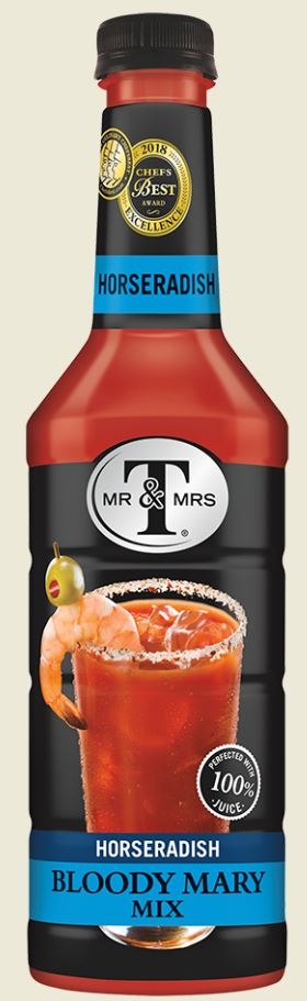 Mr and Mrs T Horseradish Bloody Mary Mix, 1 Liter -- 6 per case.