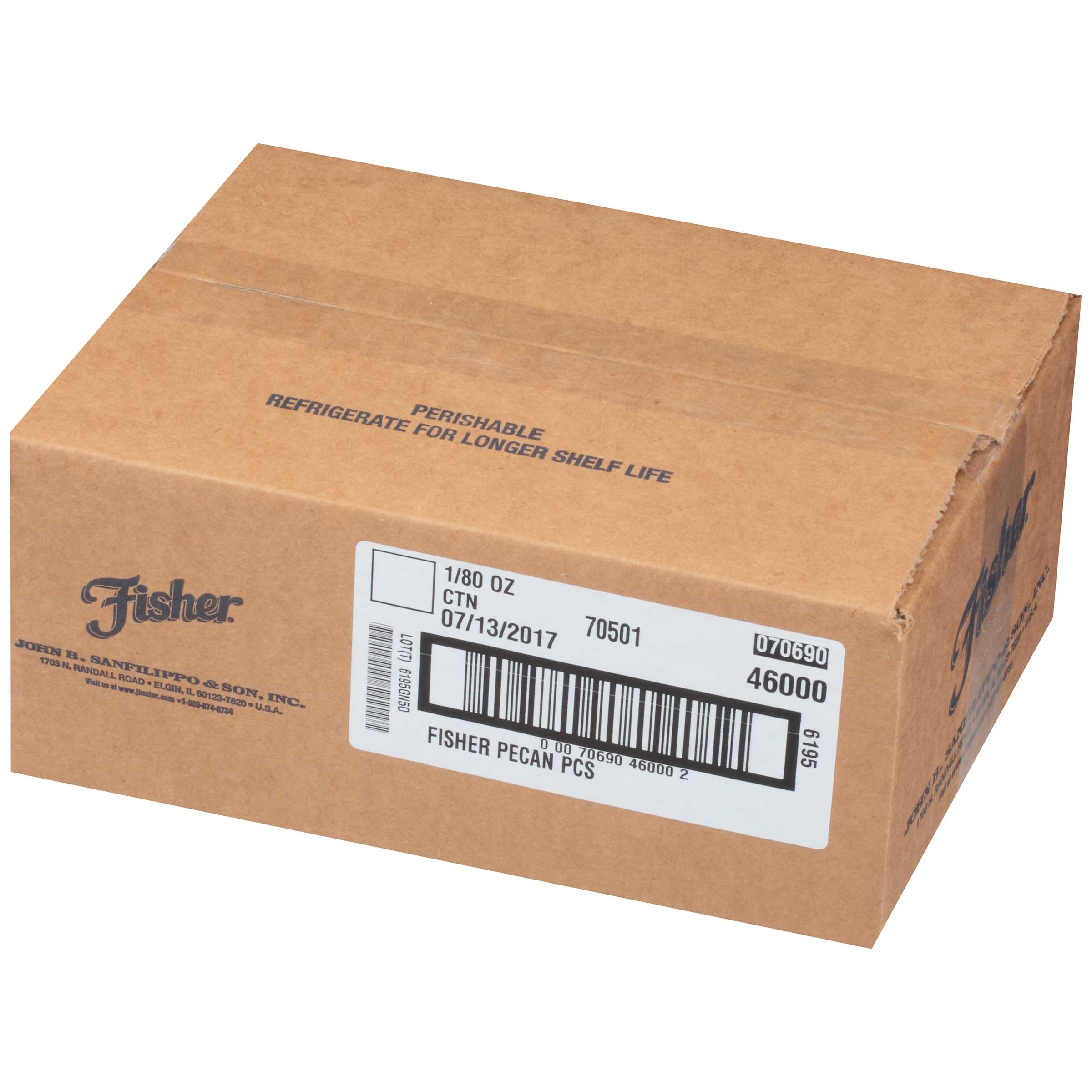 Fisher Fancy Small Pecan Piece, 5 Pound