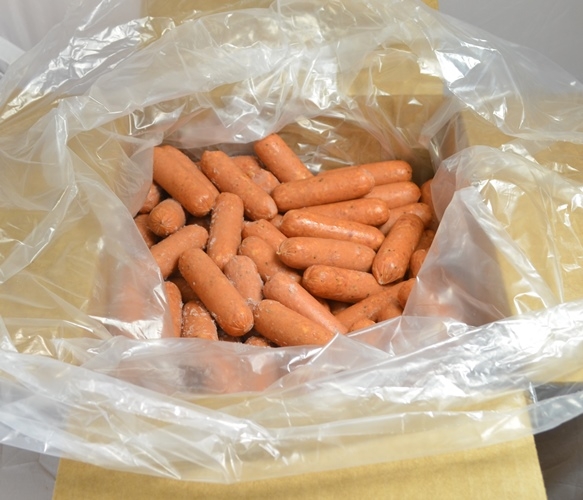 Carls Smoked Knockwurst, 10 Pound.