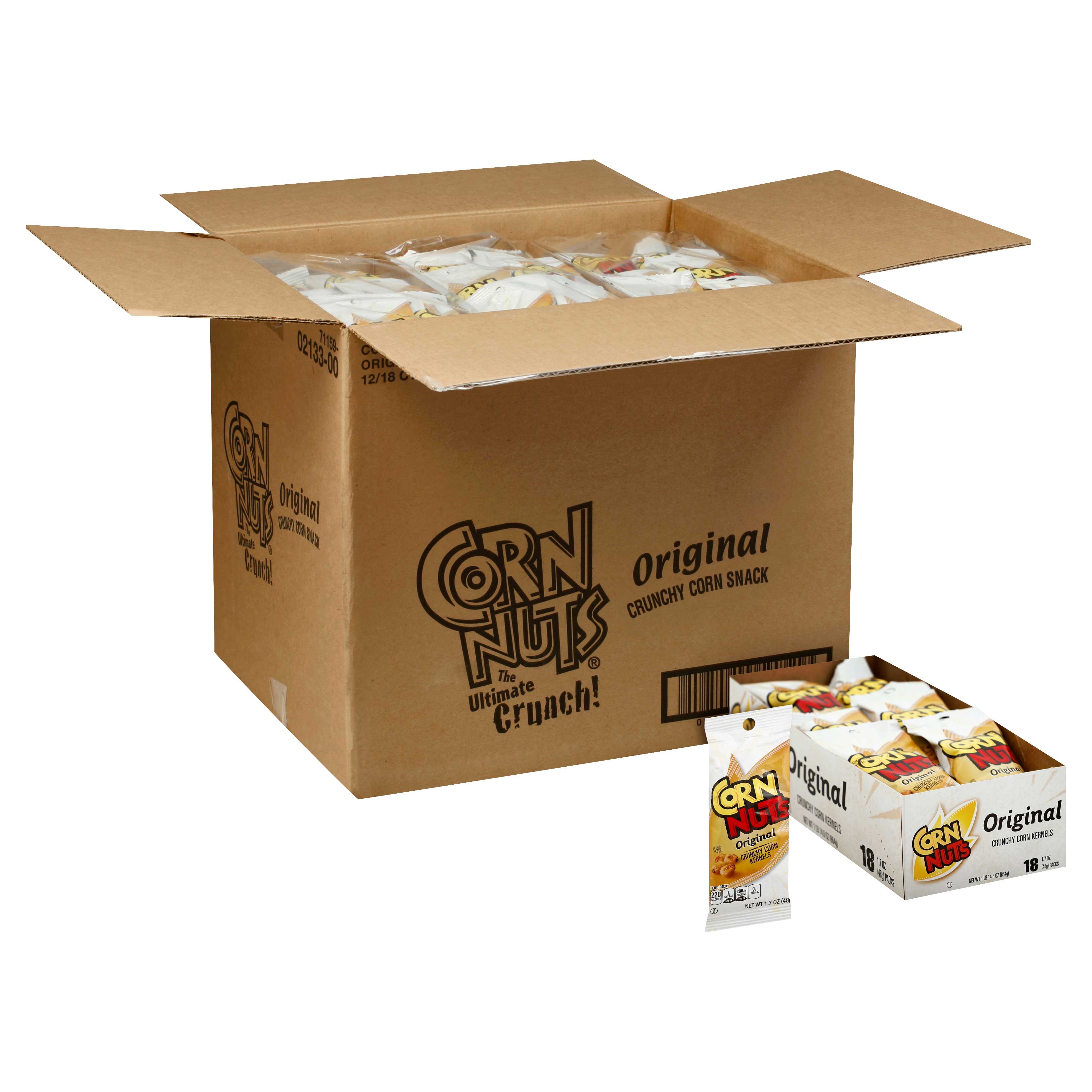 Corn Nuts Original Crunchy Corn Kernels, 1.7 Ounce -- 216 per case