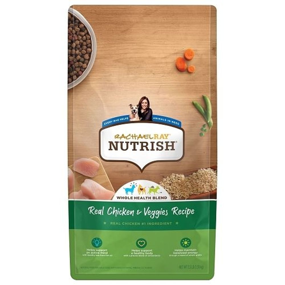 Rachael Ray Nutrish Chicken and Vegetables Dry Dog Food, 56 Ounce - 4 per case