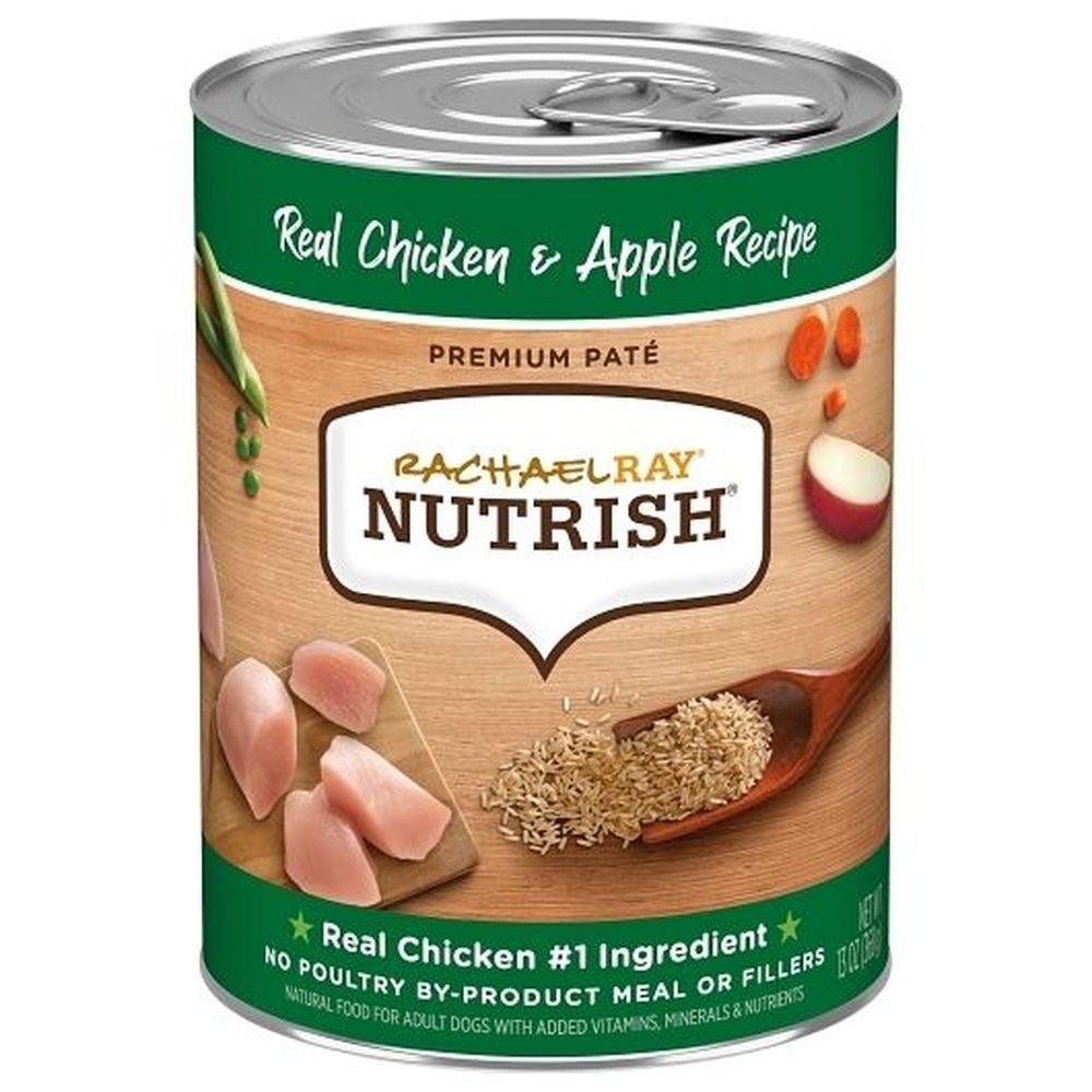 Rachael Ray Nutrish Premium Pat Real Chicken and Apple Wet Dog Food, 13 Ounce - 12 per case