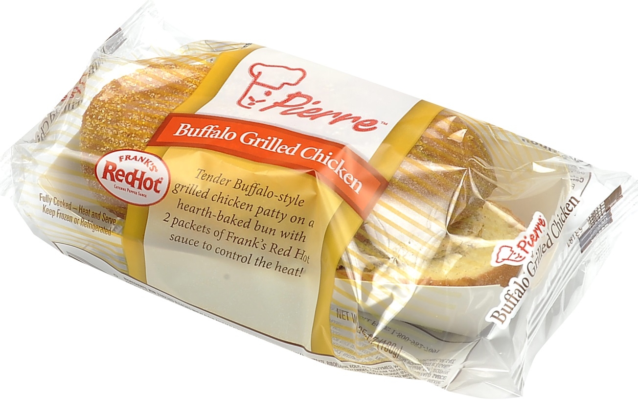 Pierre Grilled Buffalo Chicken Sandwich with Franks RedHot Sauce, 6.35 Ounce -- 12 per case