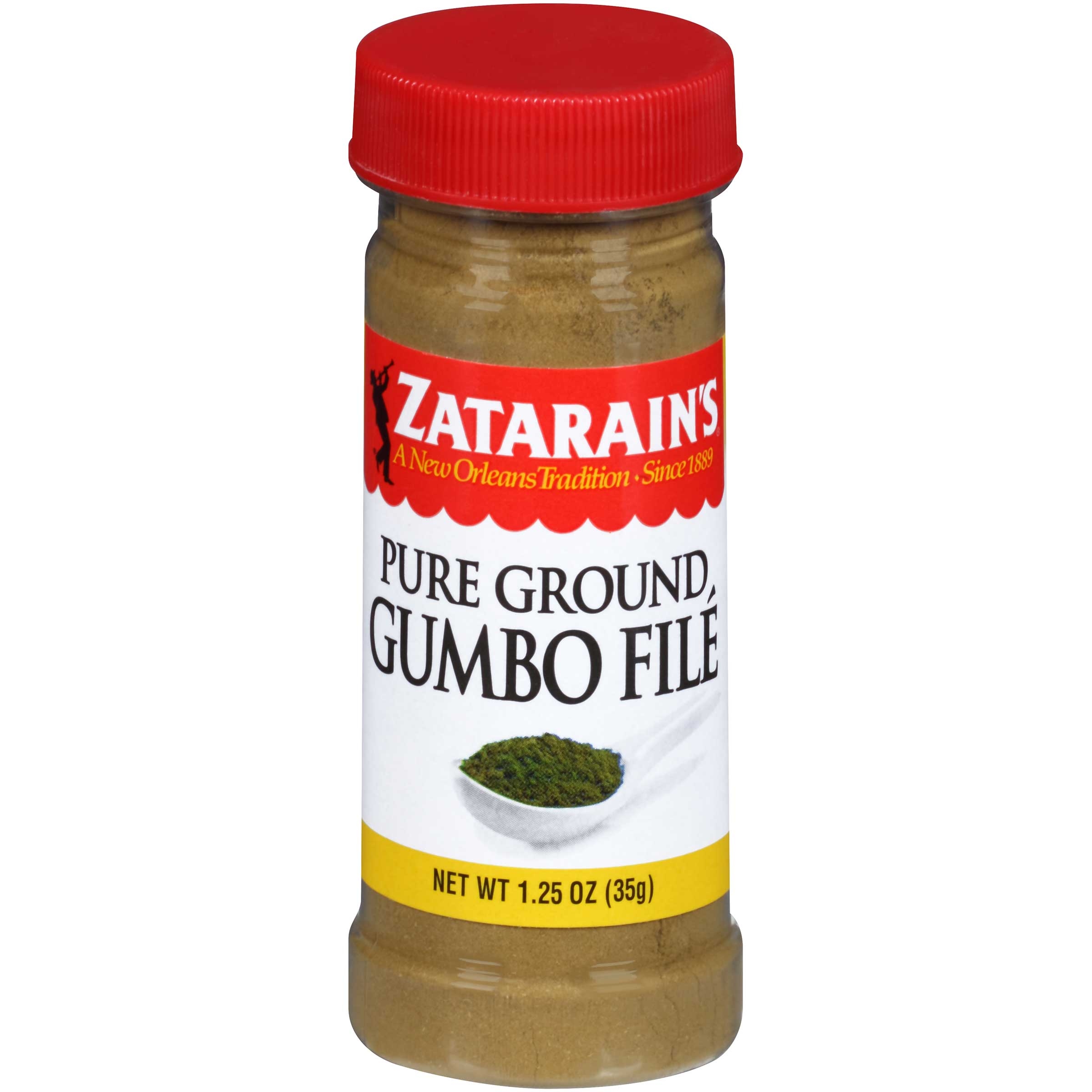 Zatarains Gumbo File - 1.25 oz. jar, 12 per case