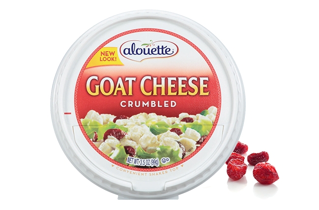 Alouette Plain Crumbled Goat Cheese, 3.5 Ounce -- 12 per case