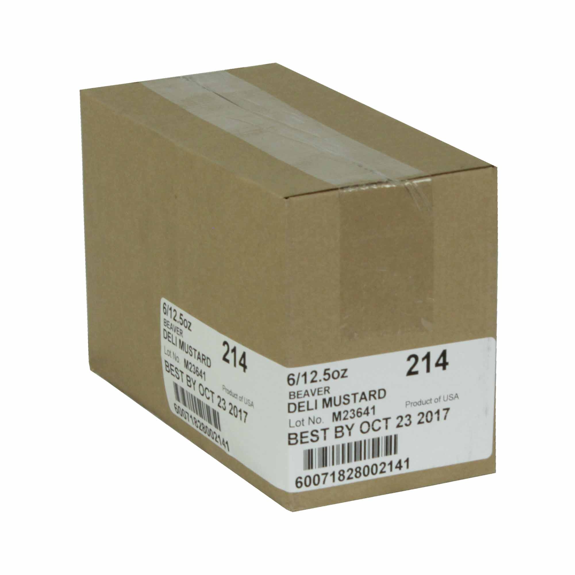 Beaver Deli Mustard, 12.5 Ounce -- 6 per case