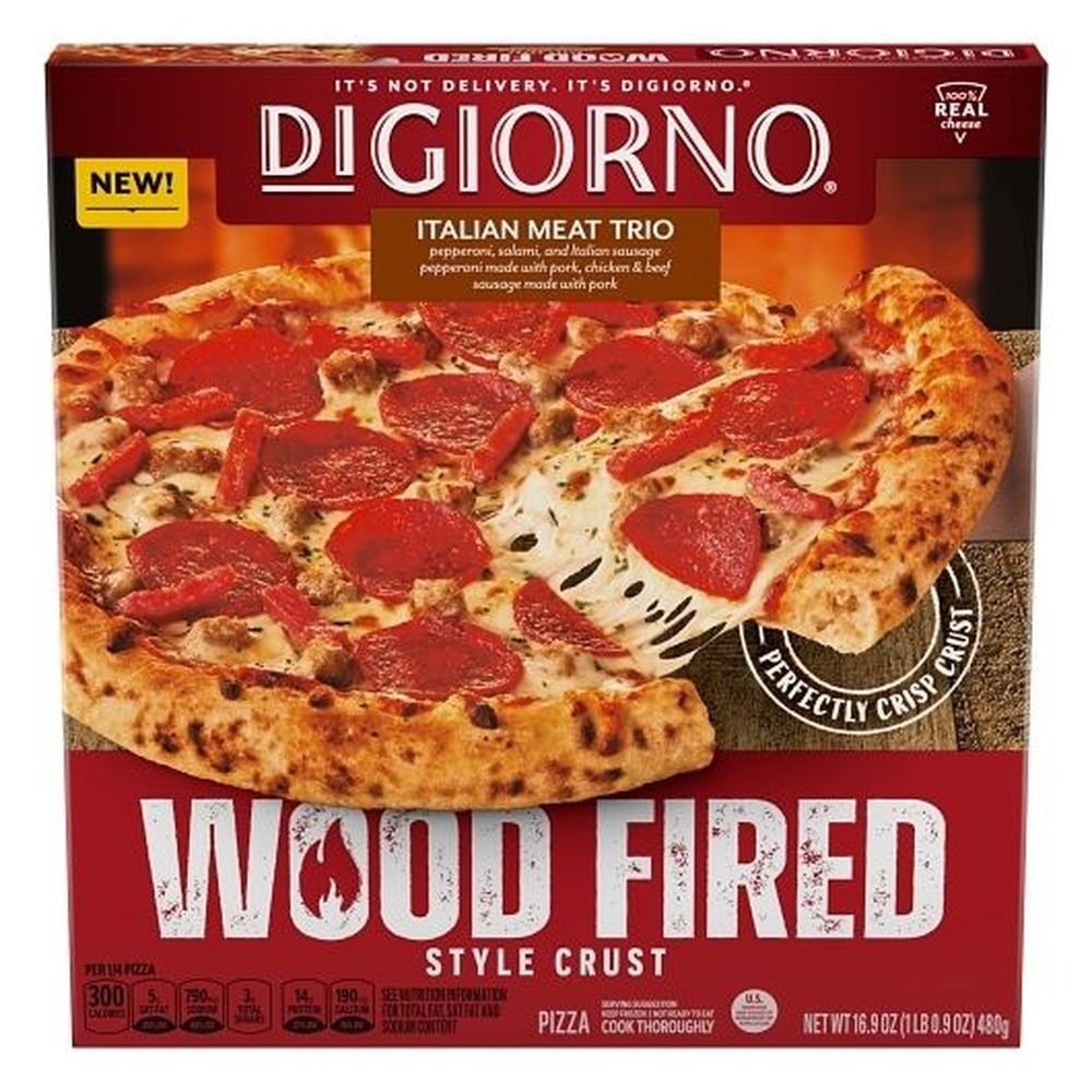 Digiorno Wood Fired Italian Meat Trio Pizza, 16.9 Ounce -- 12 per case