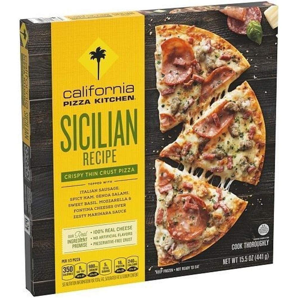 California Pizza Kitchen 12 inch Thin Sicilian Crust Pizza, 15.5 Ounce -- 14 per case