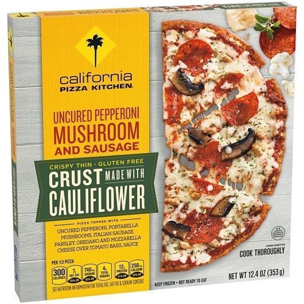 California Pizza Kitchen Cauliflower Mushroom Pepperoni Pizza, 12.4 Ounce -- 12 per case