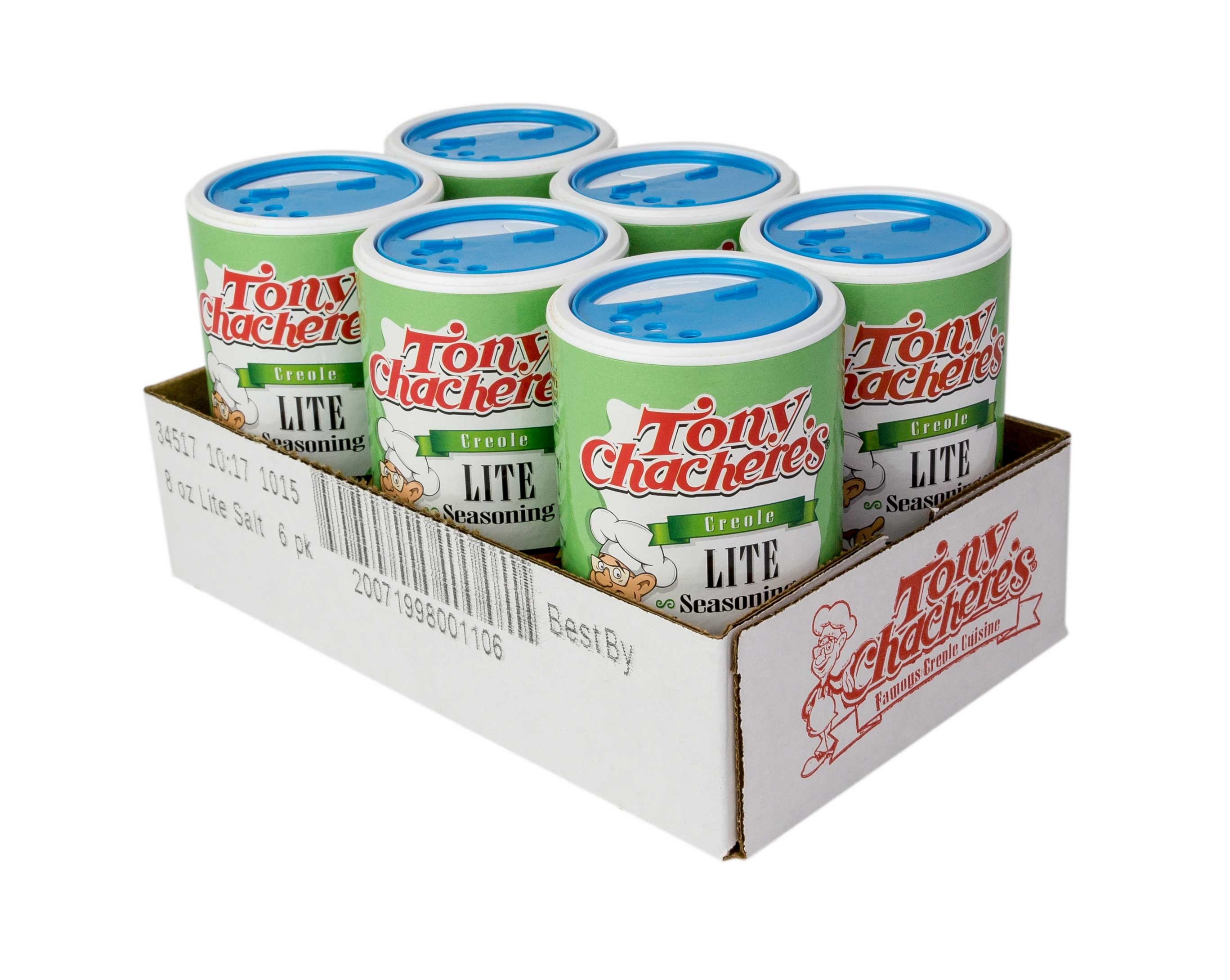 Tony Chacheres Creole Lite Seasoning, 8 Ounce -- 6 per case