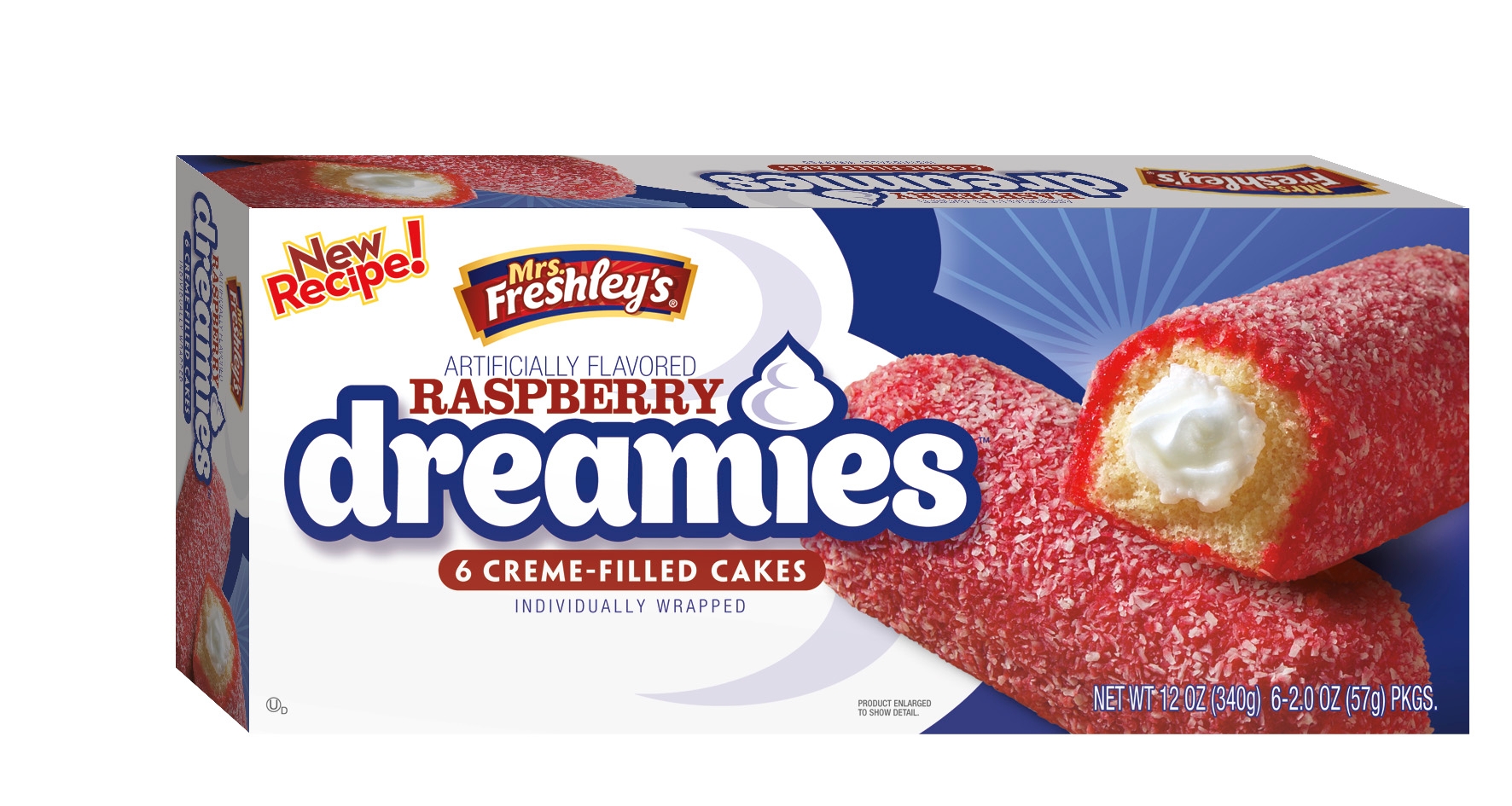 Mrs.Freshleys Raspberry Dreamies, 12 Ounce -- 96 per case