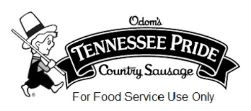 Odoms Tennessee Pride Fresh Casing Whole Hog Sausage Link, 12 Pound.