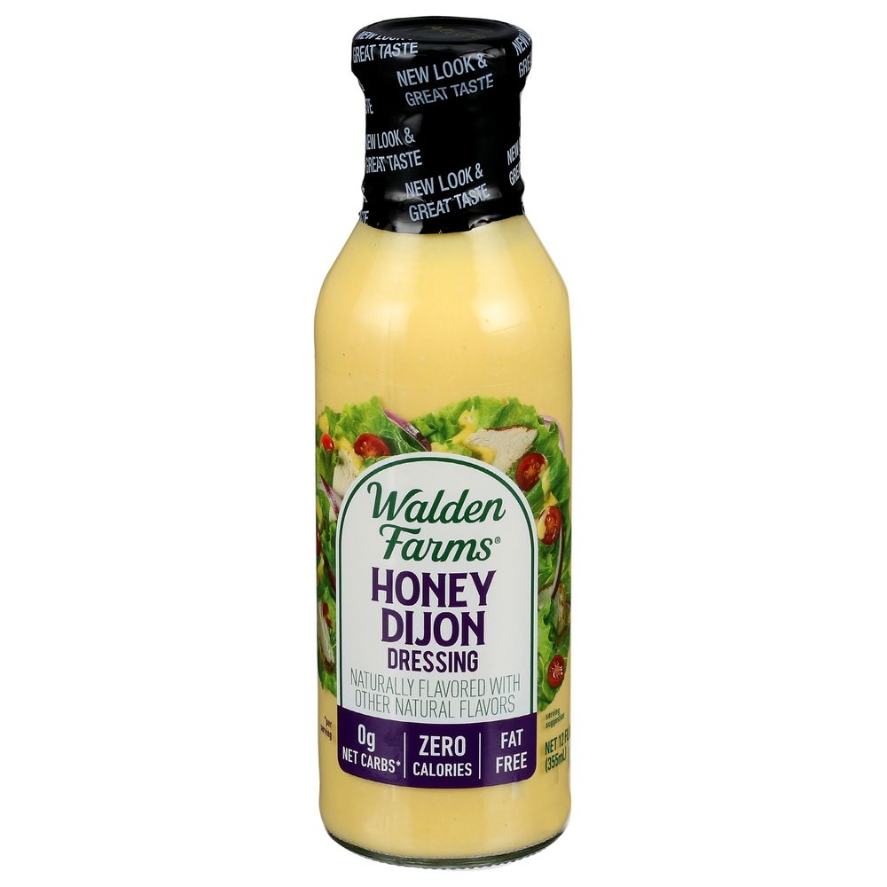Walden Farms Calorie Free Honey Dijon Dressing, 12 Fluid Ounce -- 6 per case.
