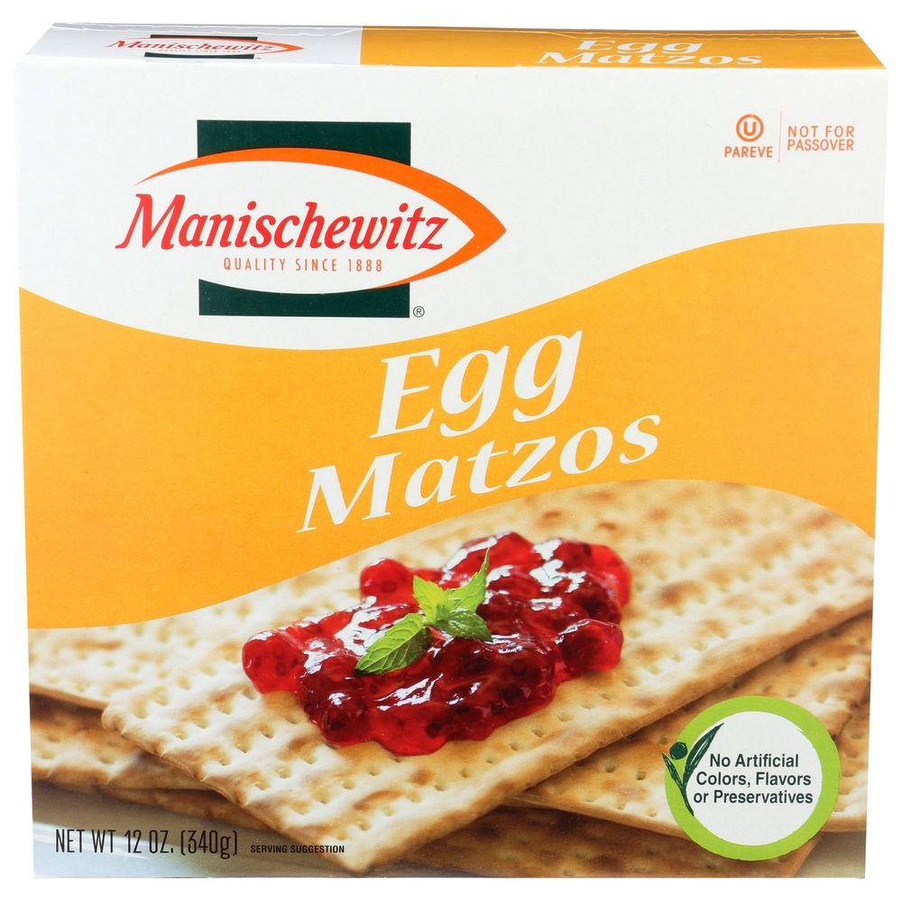 Manischewitz Egg Matzo, 12 Ounce
