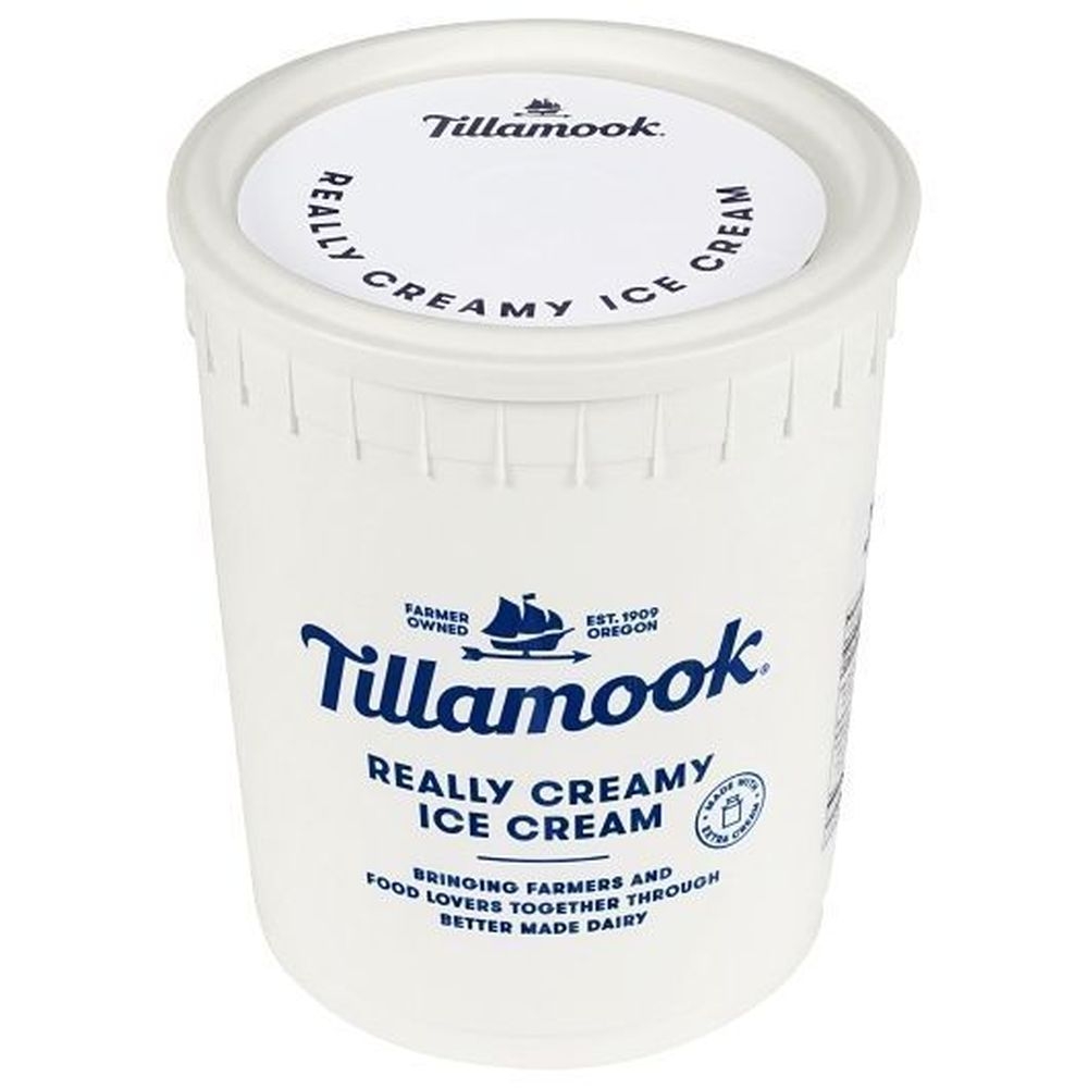 Tillamook Peaches and Cream Ice Cream, 3 Gallon