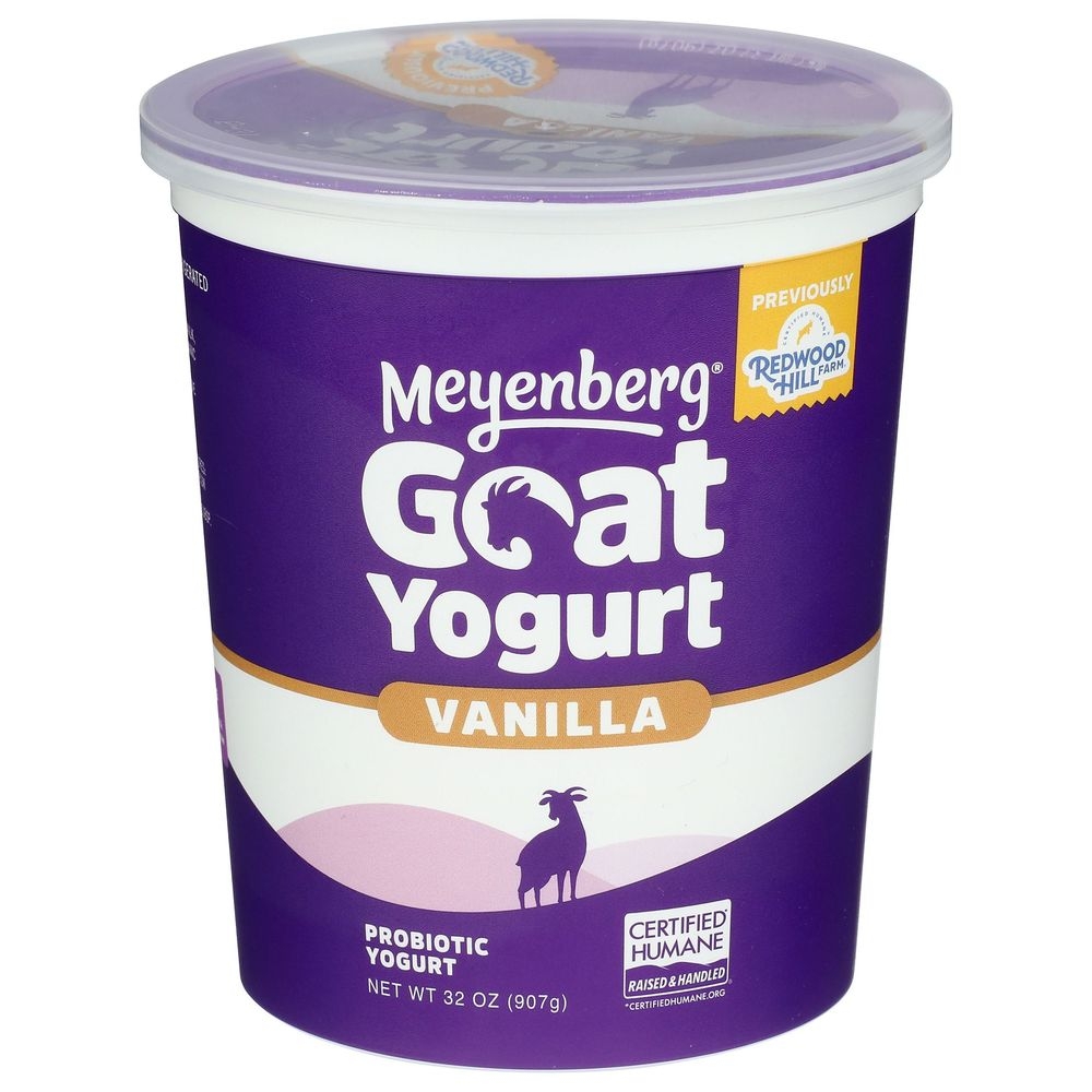 Meyenberg Vanilla Goat Yogurt, 32 Ounce -- 6 per case