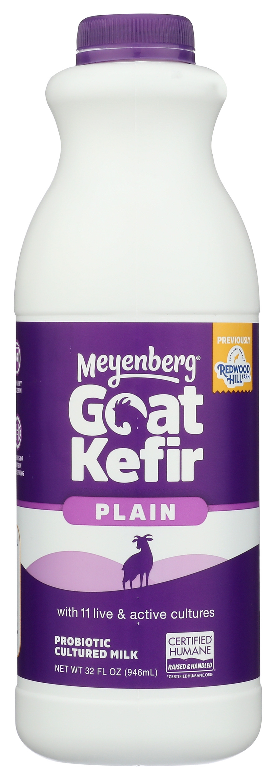 Meyenberg Plain Goat Kefir, 32 Fluid Ounce -- 6 per case
