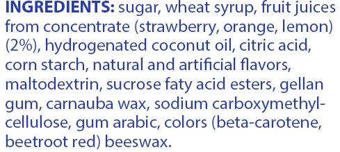 Mentos Fruit Chewy Mint Roll, 6 count per pack -- 12 per case.