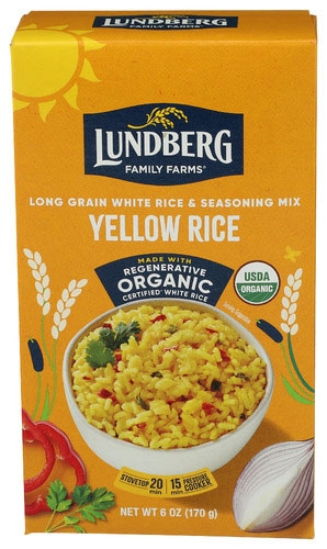 Lundberg Organic Whole Grain Yellow Rice, 6 Ounce -- 6 per case.