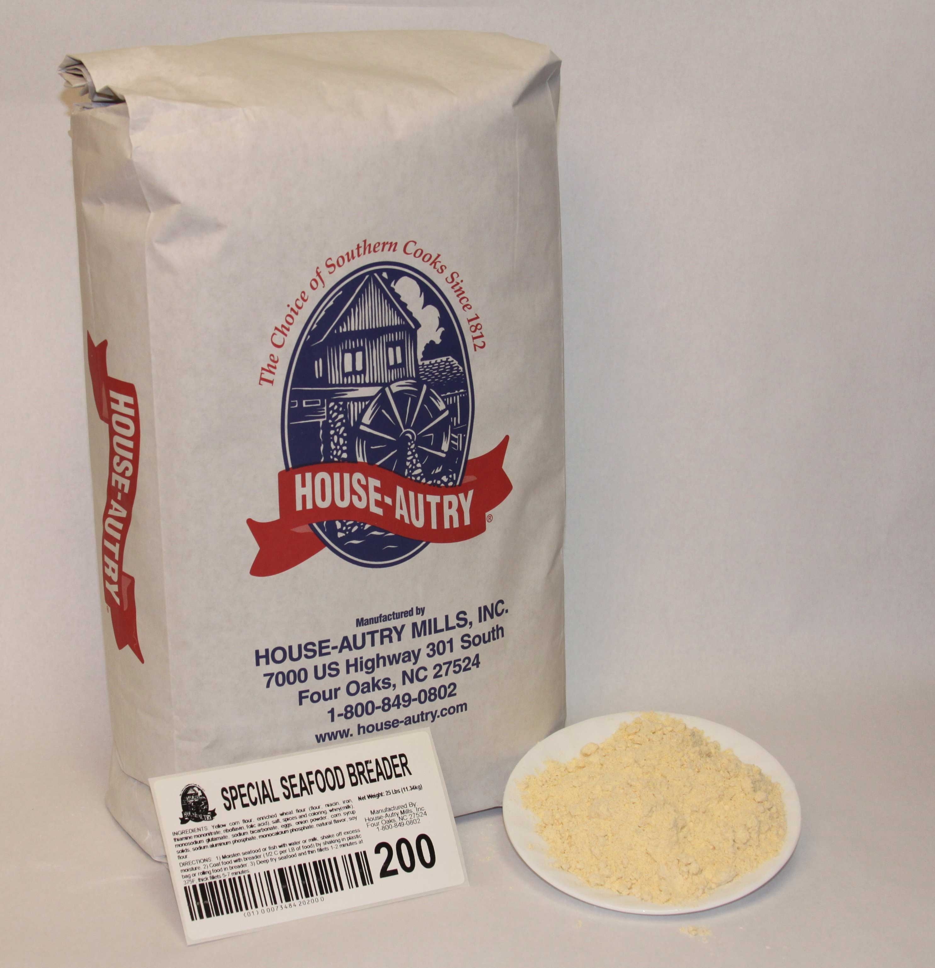 House Autry Special Shelf Stable Seafood Breading, 25 Pound.
