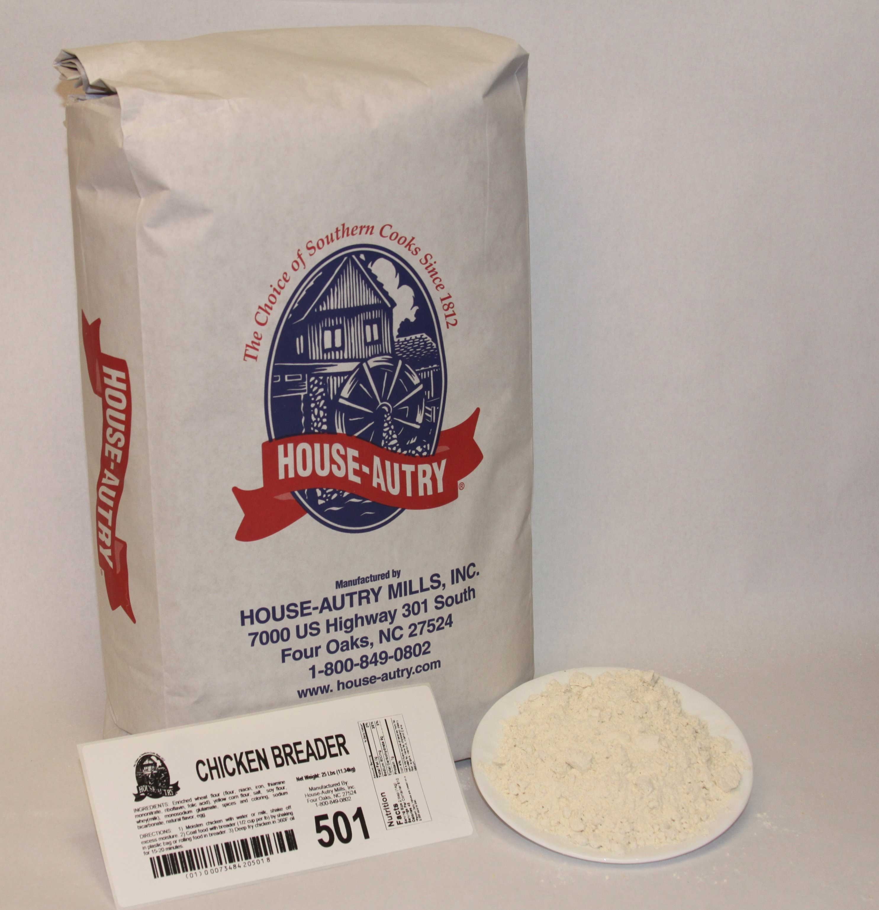 House Autry Flour Base Chicken Breader, 25 Pound.