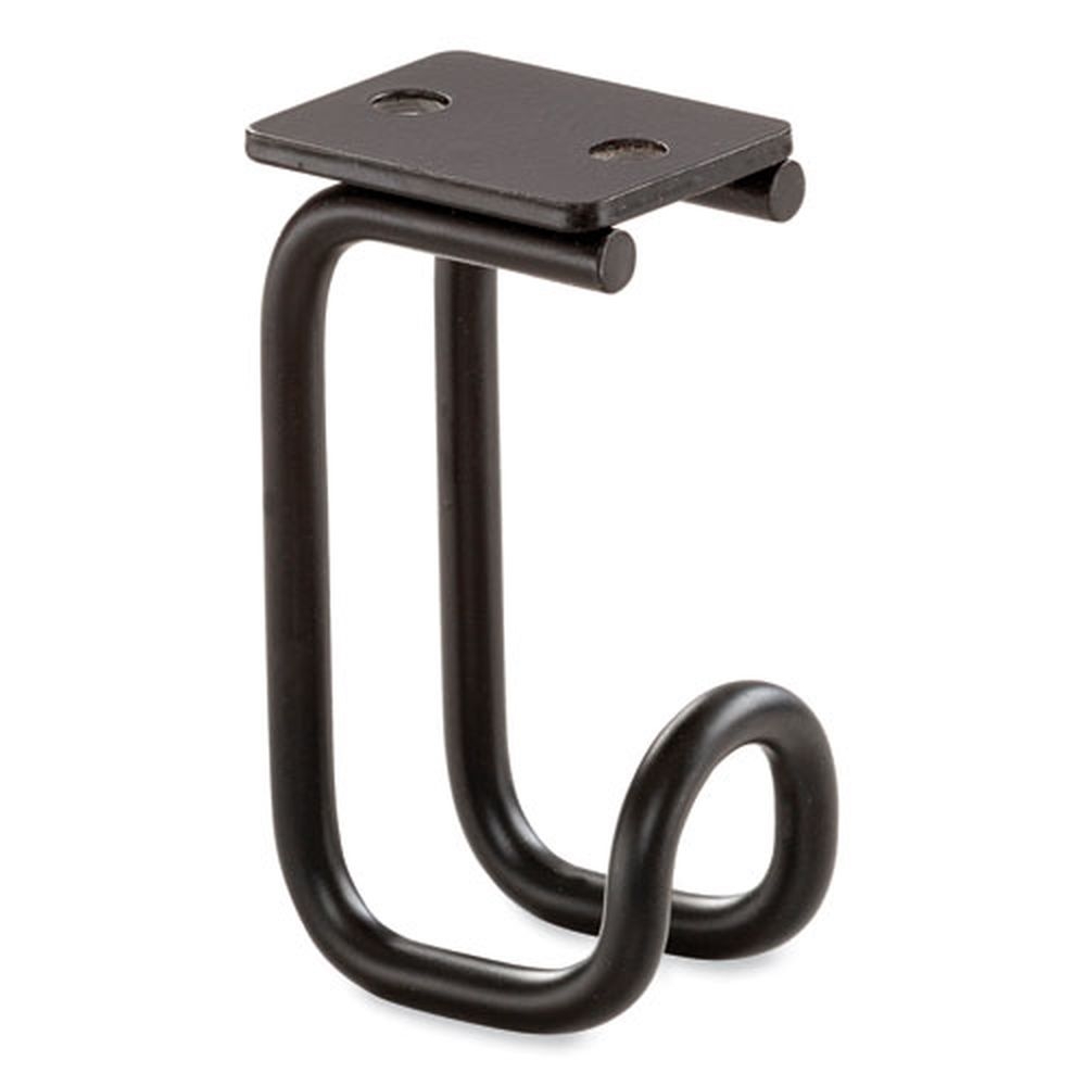 Safco Black Table Hook, 1.25 x 1.75 x 3.25 inch -- 6 per case