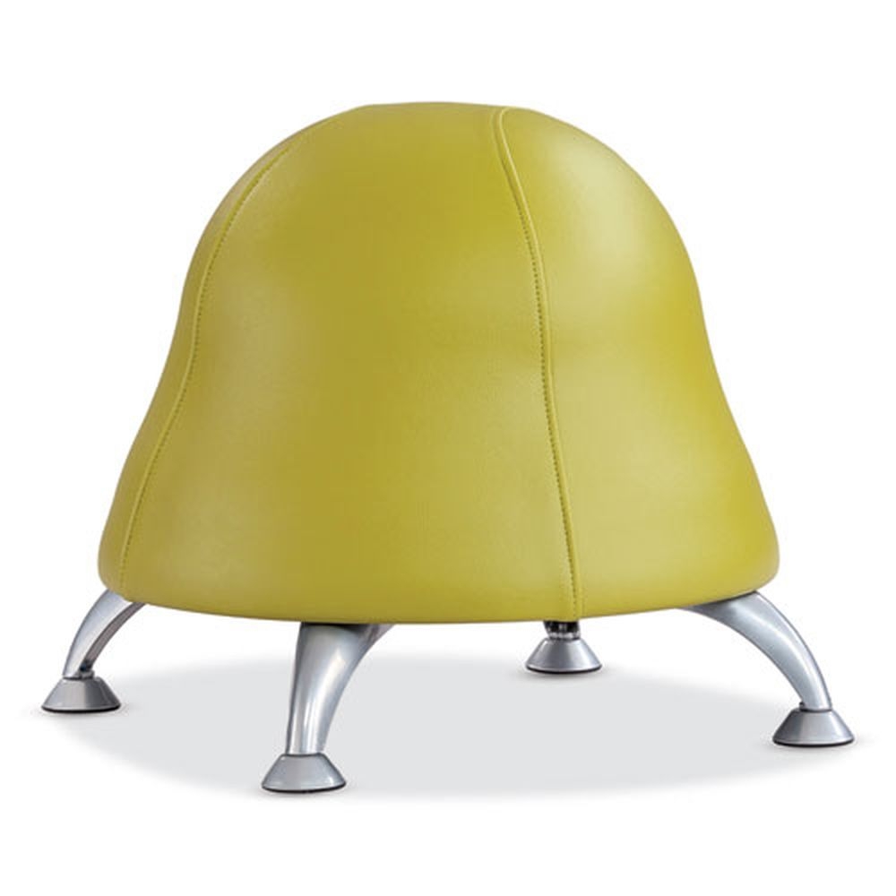 Safco Green Vinyl Seat Silver Base Backless Runtz Ball Chair, Supports Up to 250 Pound