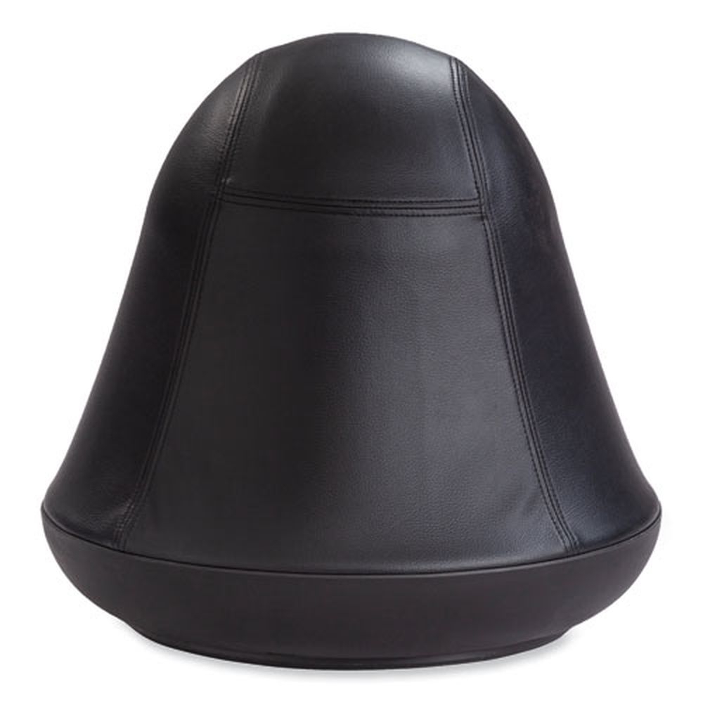 Safco Black Vinyl Backless Runtz Swivel Ball Chair, Supports Up to 250 Pound