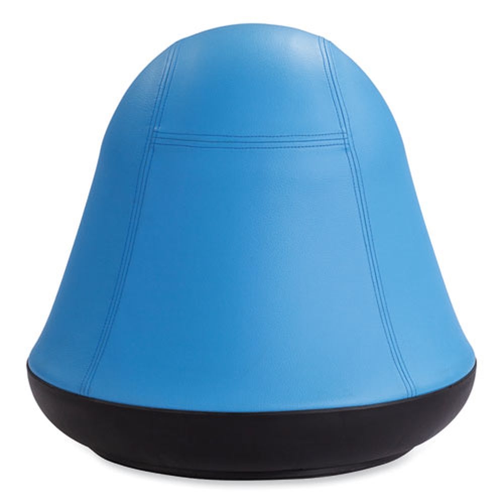 Safco Baby Safco Blue Vinyl Backless Runtz Swivel Ball Chair, Supports Up to 250 Pound