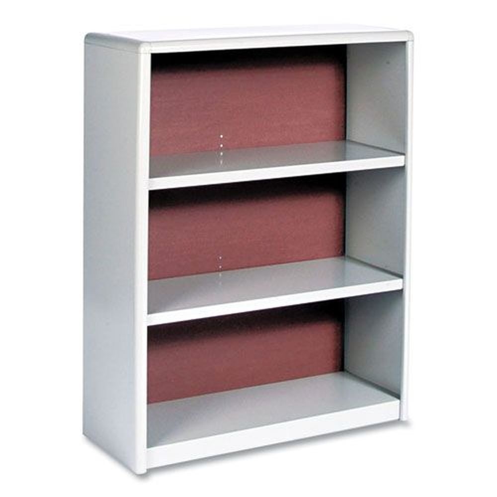 Safco ValueMate Gray Three Shelf Economy Bookcase, 31.75 x 13.5 x 41 inch