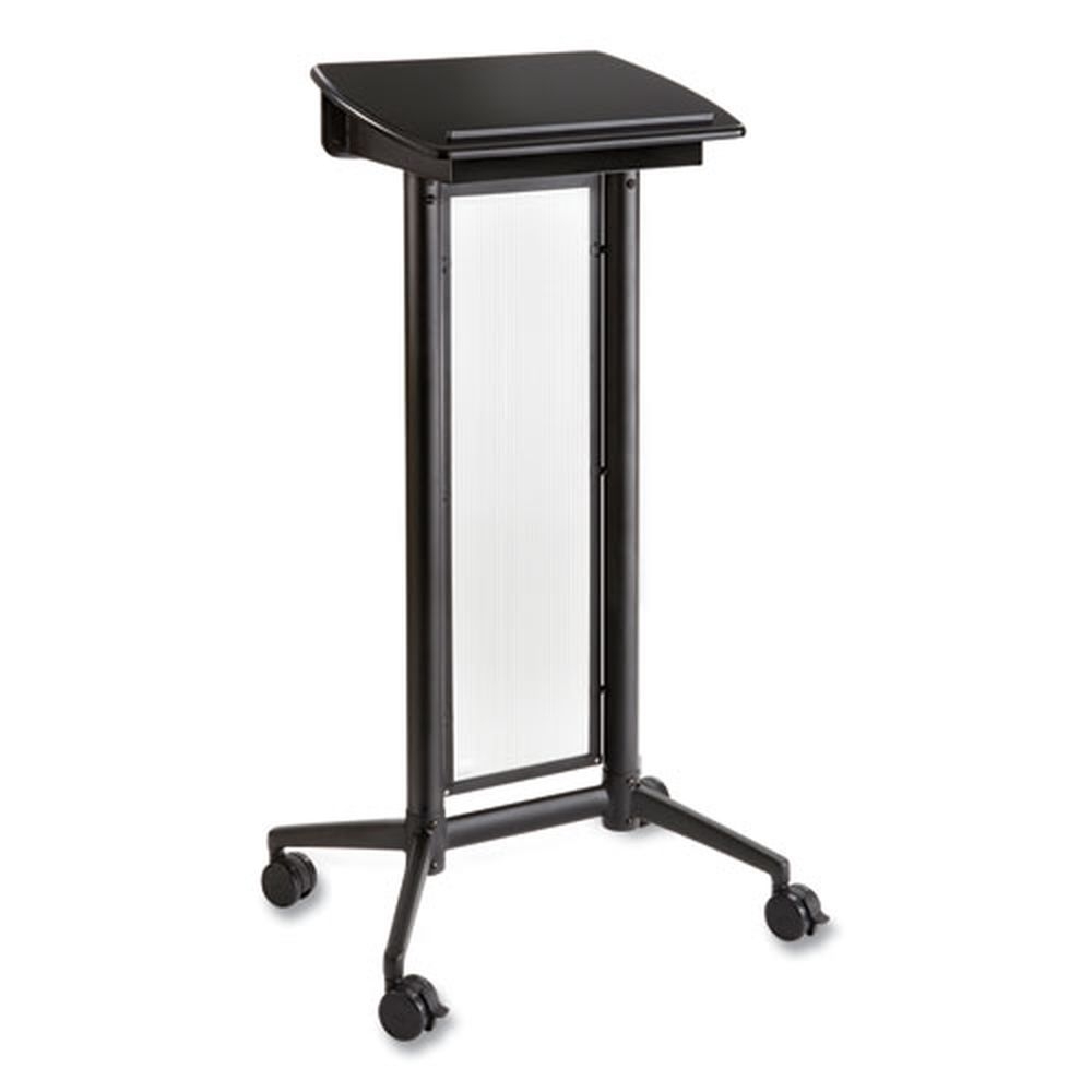 Safco Black Impromptu Lectern, 26.5 x 18.75 x 46.5 inch