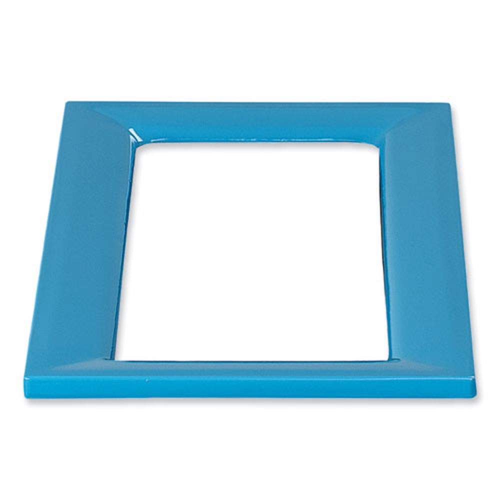 Safco Blue Mixx Recycling Center Receptacle Lid Only, 9.87 x 19.87 x 0.62 inch