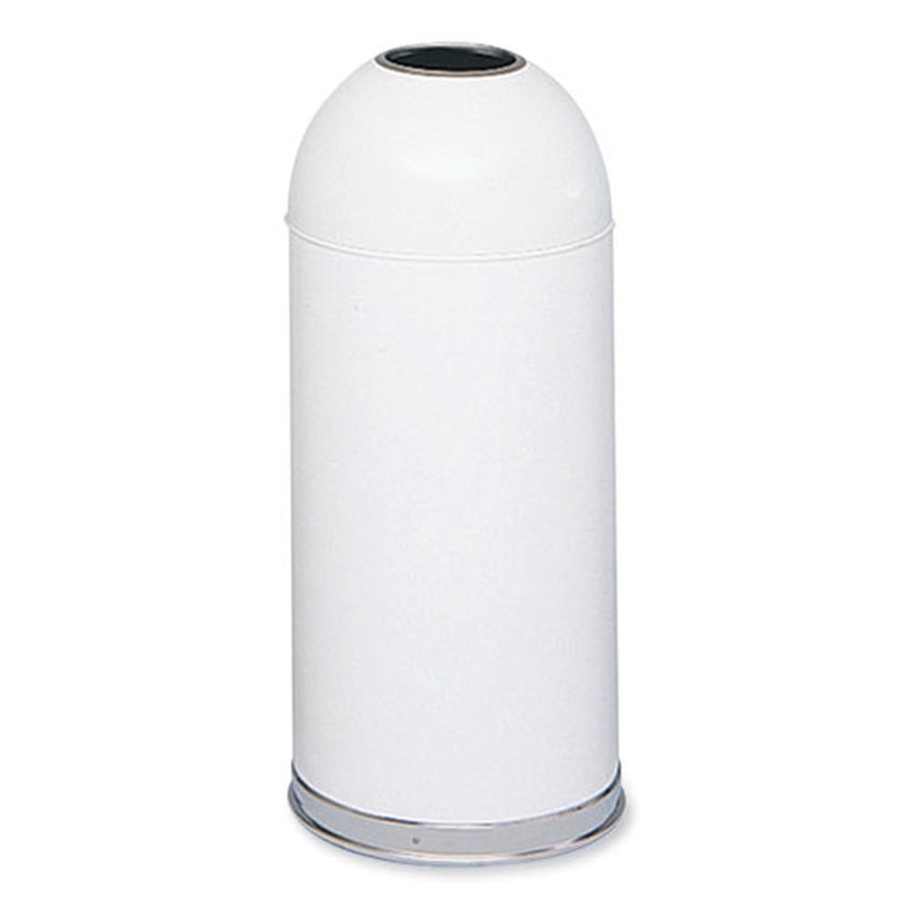 Safco Polyethylene Black Top Open Canmeleon Aggregate Panel Receptacles, 38 Gallon Capacity