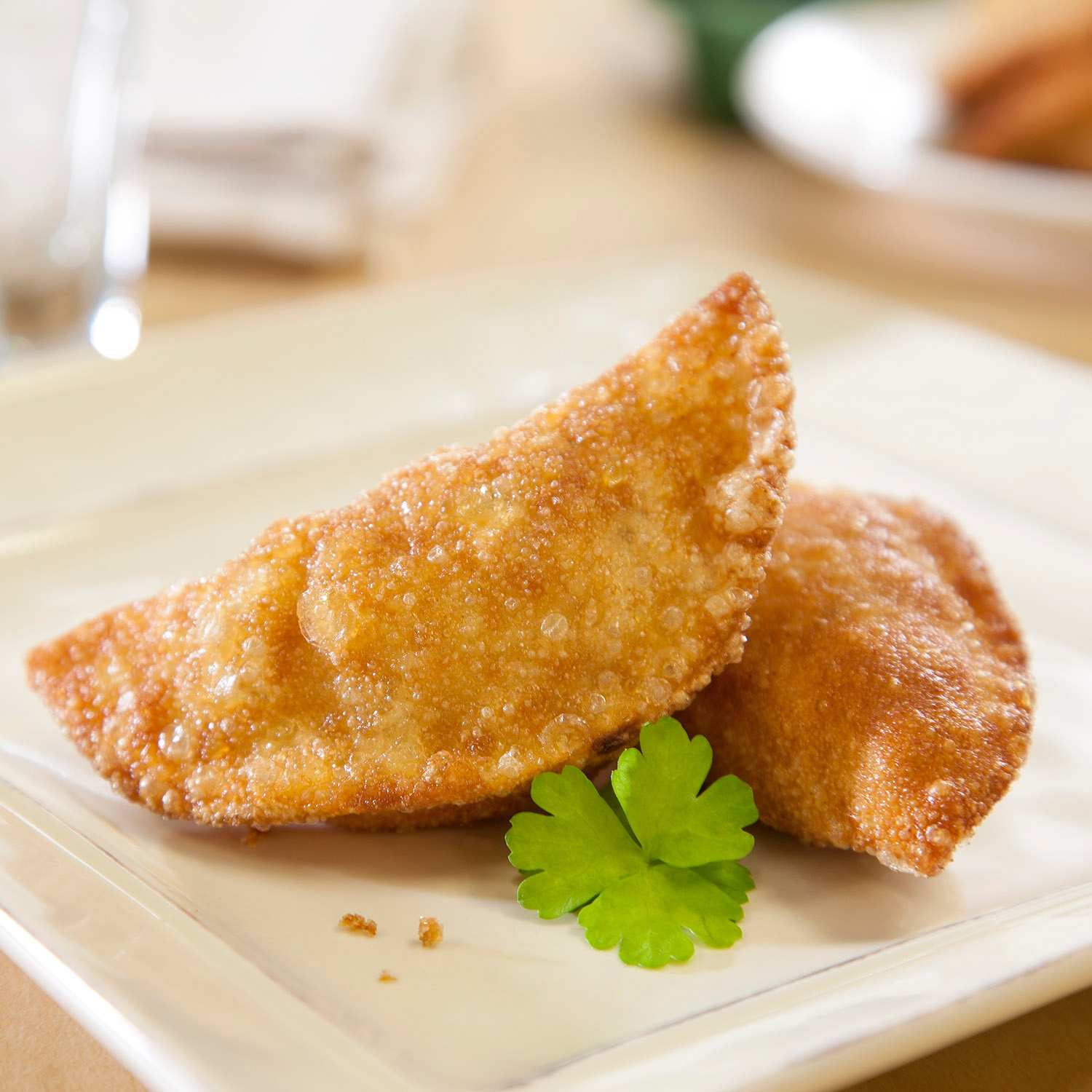 Maple Leaf Farms Duck Bacon and Sweet Corn Wonton, 7.5 Pound -- 100 per case.