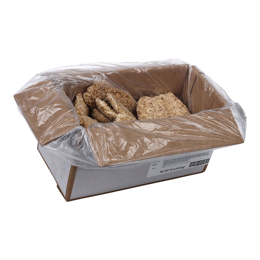 Viking Pecan Crusted Natural IQF Breaded Tilapia Fillet, 4 to 5 Ounce.