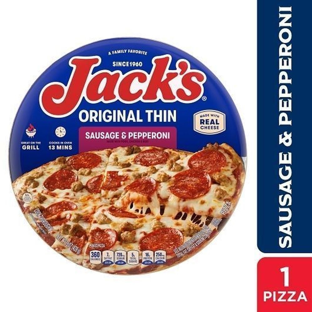 Jack's Original Sausage and Pepperoni Pizza, 15 Ounce -- 12 per case