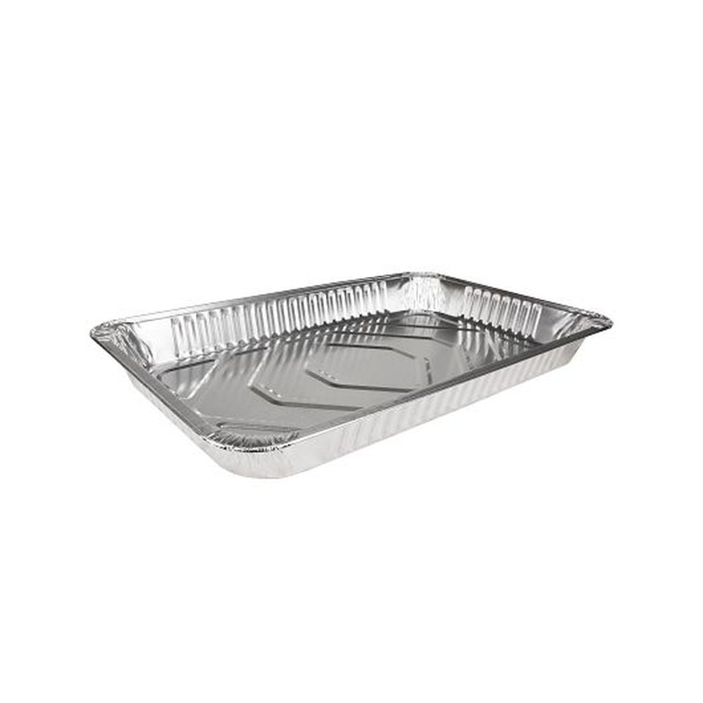 Durable Packaging PowerFoil Aluminum Full Size Medium Standard Gauge Steam Table Pan, 50 count