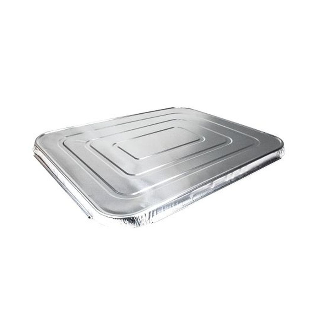 Durable Packaging PowerFoil Half Size Standard Gauge Steam Table Pan Cover Only, 100 count